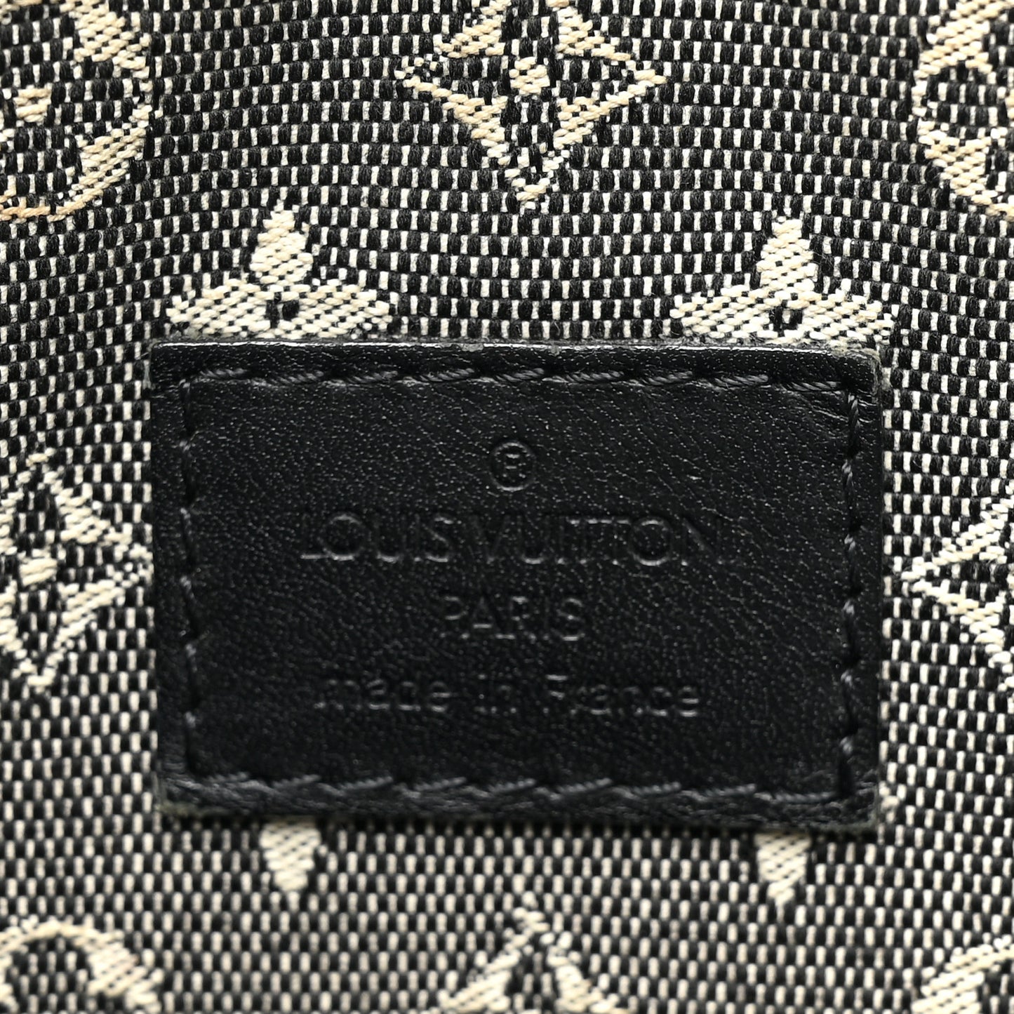 Mini Monogram Besace Mary Kate Black