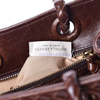 Bottega Veneta Nappa Intrecciato Woven Tote Ebano 8 of 24