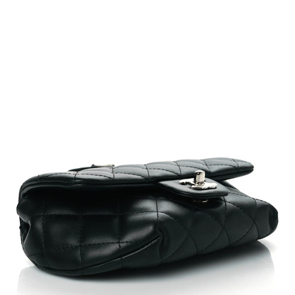 Chanel Calfskin Quilted CC Uniform Flap Belt Bag Black 4 of 11