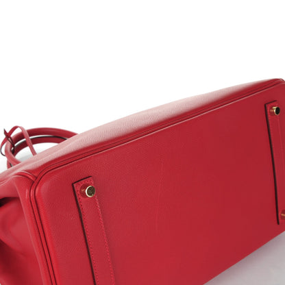 Hermes Epsom Birkin 35 Rouge Casaque 26 of 26