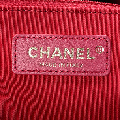 Chanel Shiny Aged Calfskin Shopping Bag Black 6 of 9