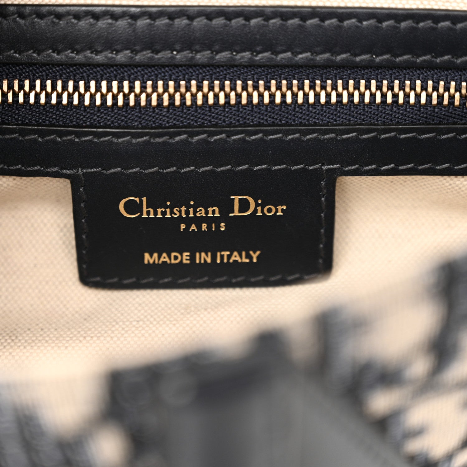 Christian Dior Oblique Saddle Bag Blue 6 of 12