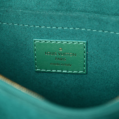 Louis Vuitton Calfskin New Wave Chain Bag MM NM Emerald 6 of 11