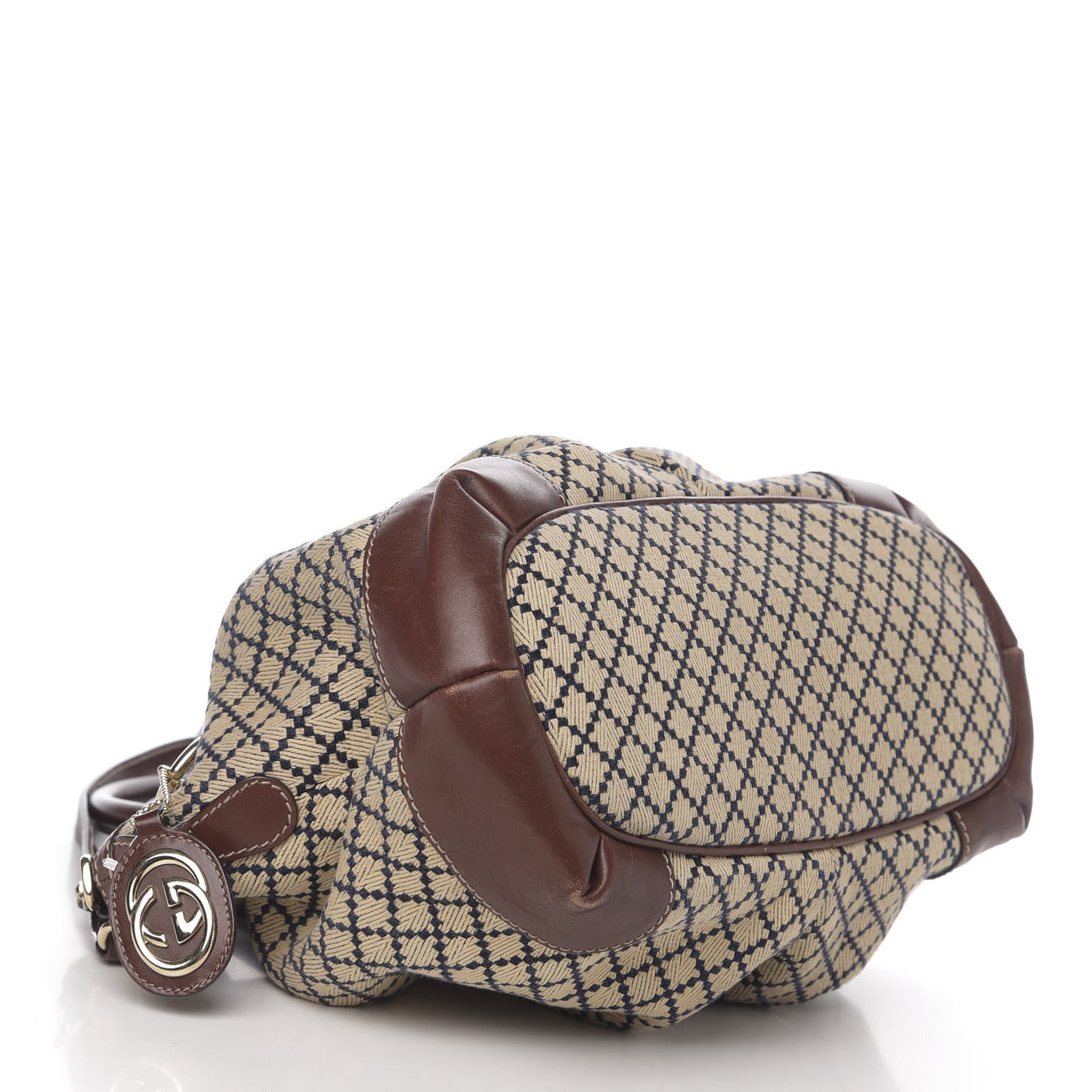 Diamante Large Sukey Top Handle Dark Brown