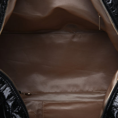 Chanel Vinyl Rock and Chain Bowler Black 5 of 21