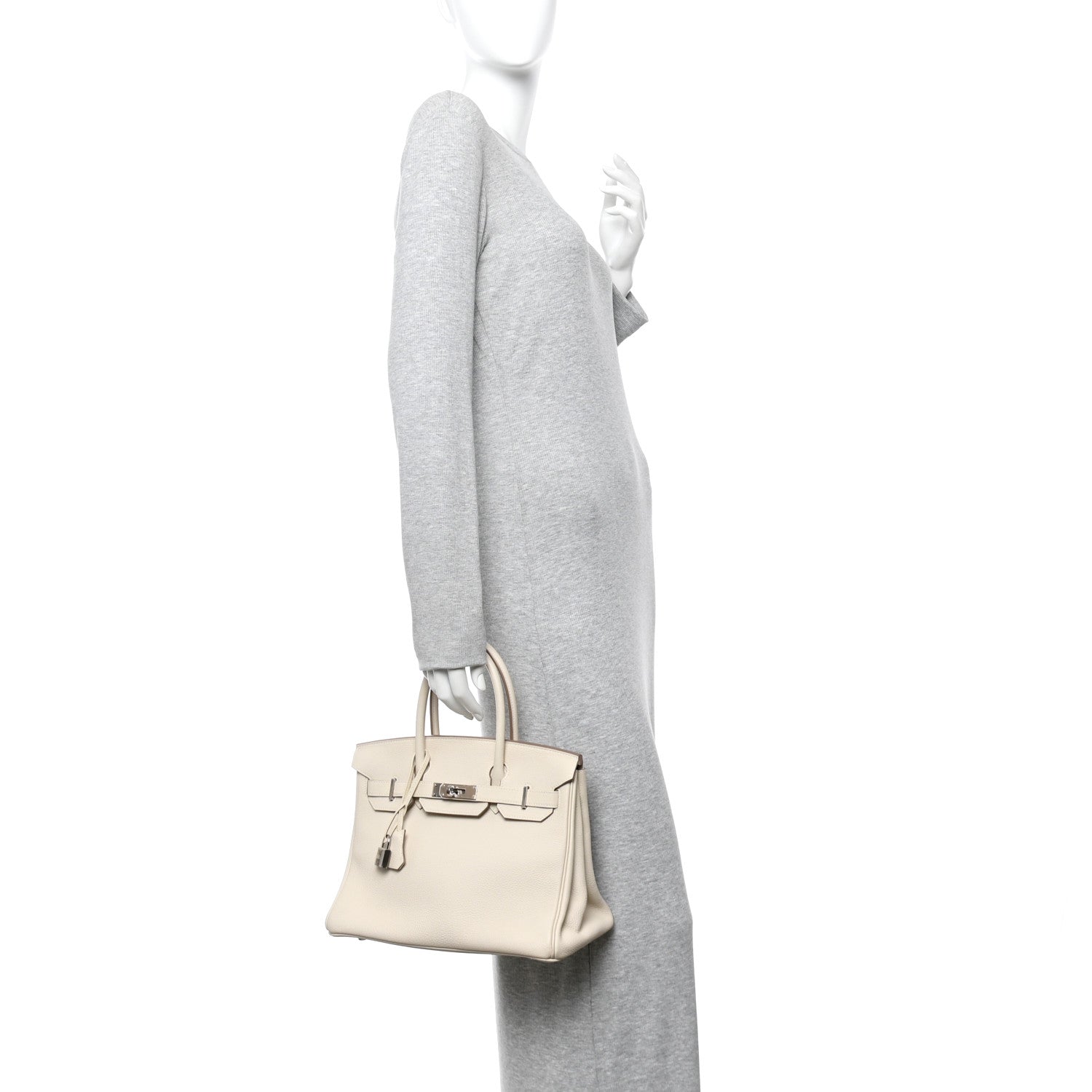 Hermes Togo Birkin 30 Craie 4 of 40
