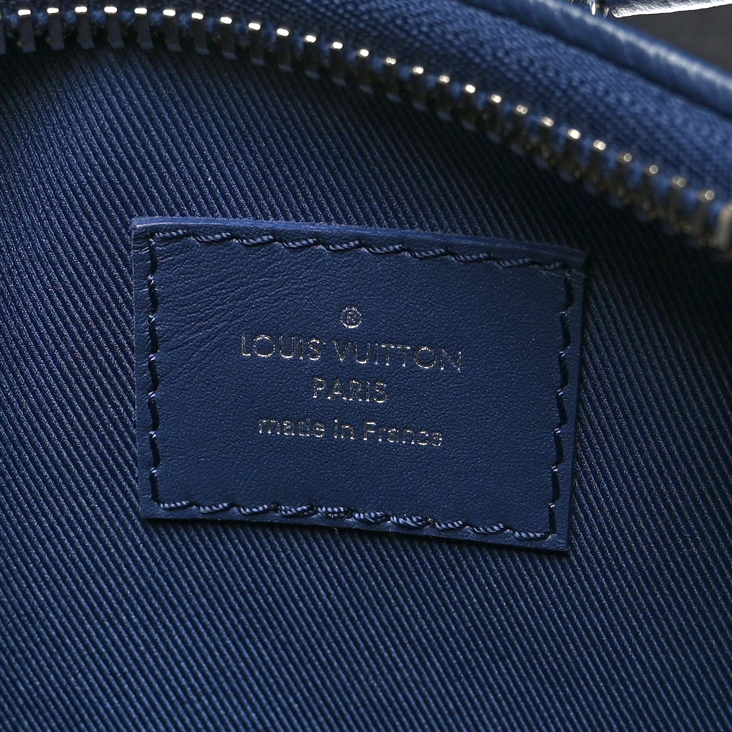 Louis Vuitton Monogram Ink Watercolor Keepall XS Blue 6 of 8
