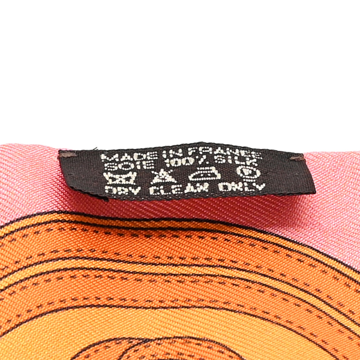 Hermes Silk Grande Tenue Twilly Vert Orange Corail 3 of 3