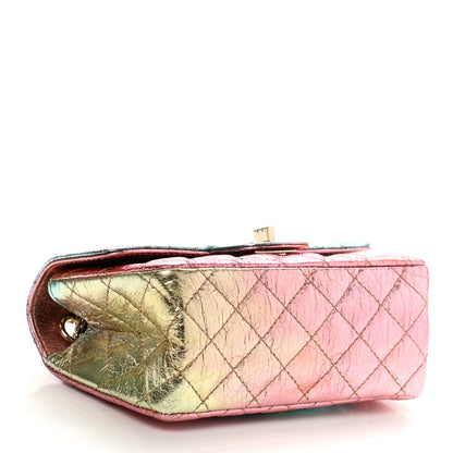 Chanel Metallic Goatskin Quilted Mini 2.55 Reissue Flap Multicolor 4 of 11