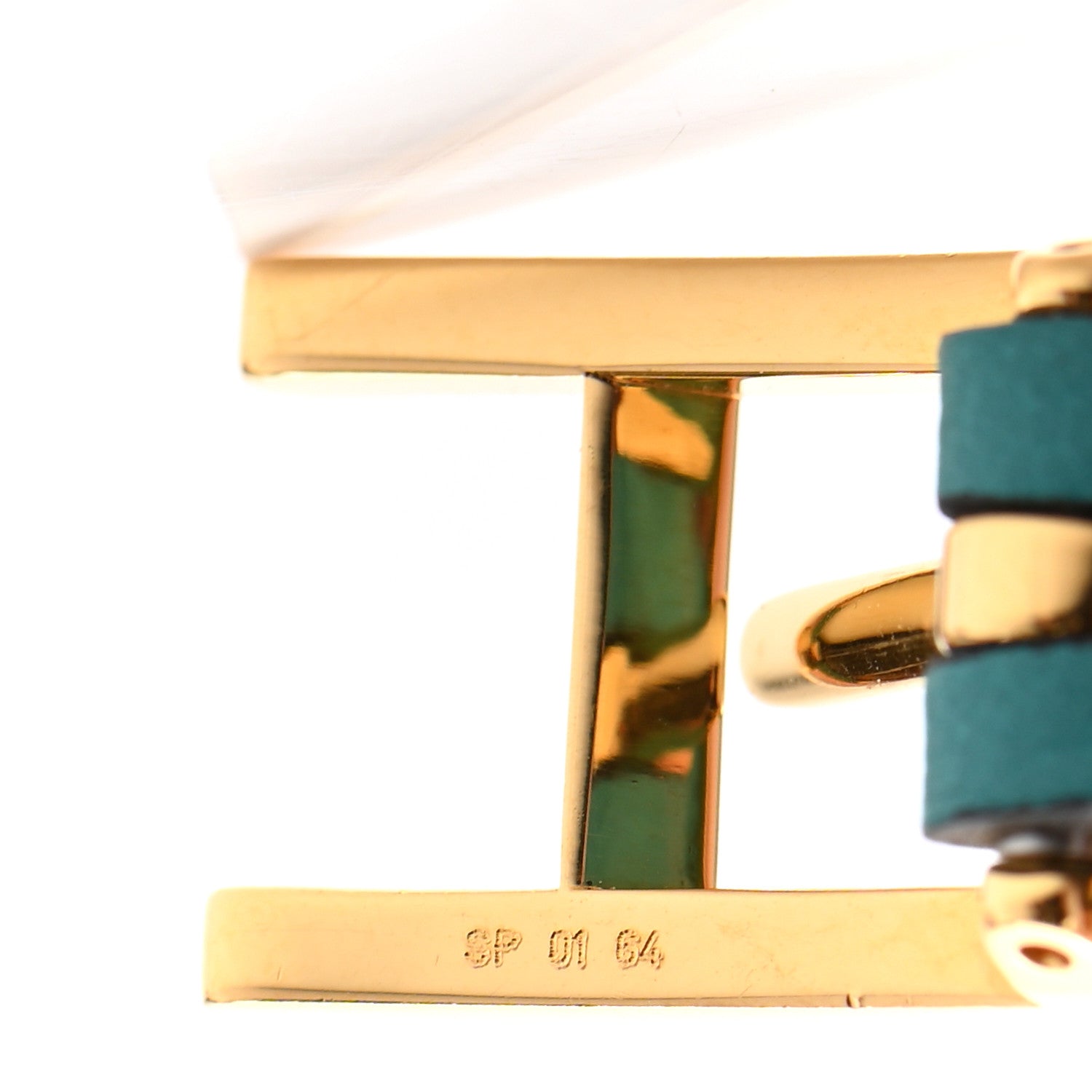 Hermes Swift Behapi Double Tour Bracelet XS Malachite Black 6 of 7