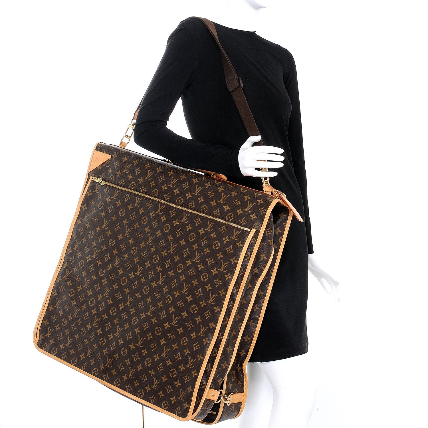 Louis Vuitton Monogram Garment Bag 3 Hangers 2 of 11