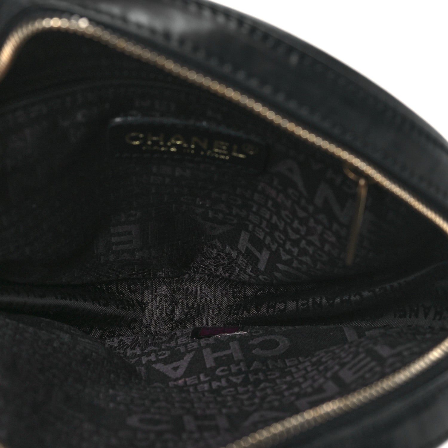 Chanel Lambskin Square Quilted Round Shoulder Bag Black 5 of 11