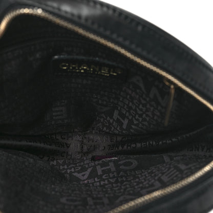 Chanel Lambskin Square Quilted Round Shoulder Bag Black 5 of 11