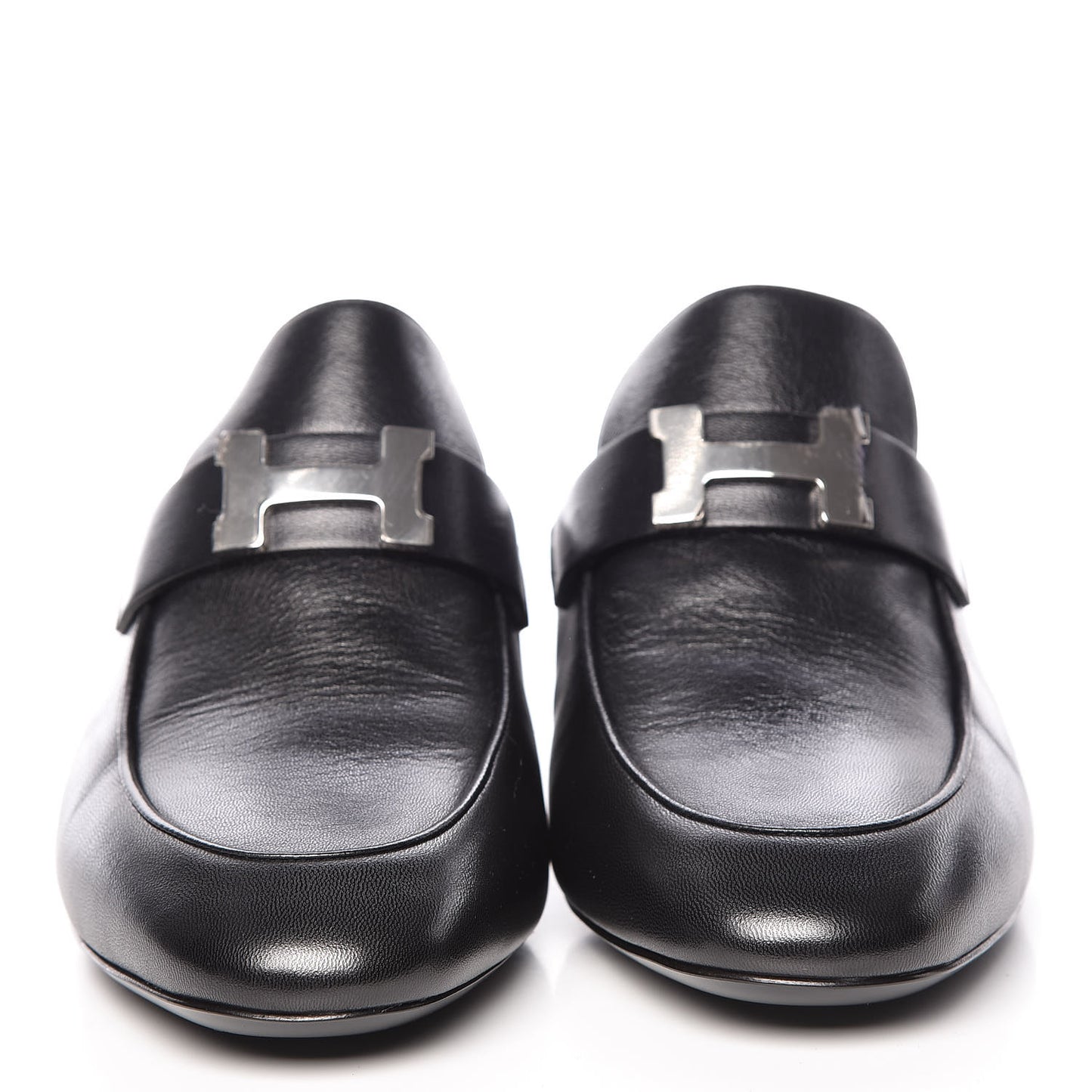 Goatskin Paradis Mules 38.5 Black