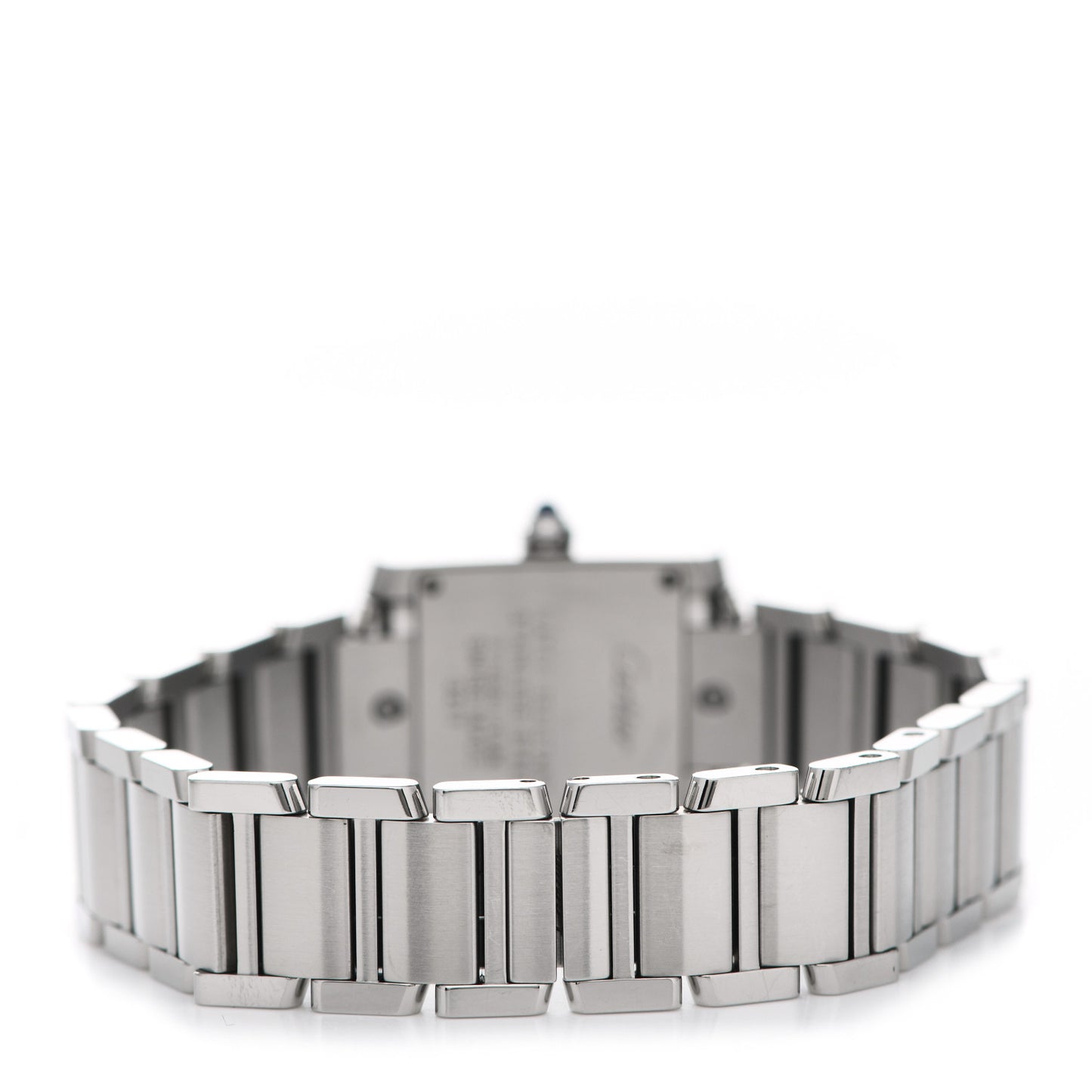 Stainless Steel 20mm Tank Francaise Quartz Watch