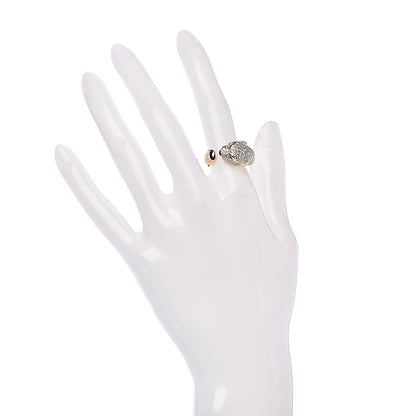 Cartier 18K Yellow Gold Diamond Emerald Panthère De Band Ring 53 6.25 2 of 5