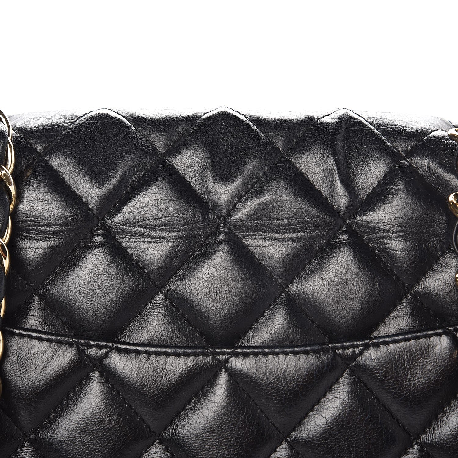 Chanel Lambskin Quilted Jumbo Single Flap Black 10 of 13