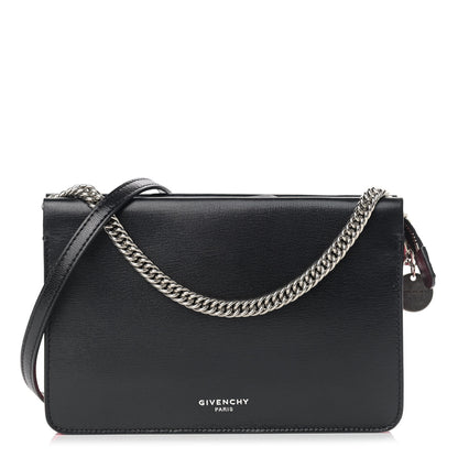 Givenchy Sugar Goatskin Cross 3 Crossbody Bag Black Pink 1 of 10