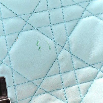 Christian Dior Lambskin Cannage Miss Dior Promenade Pouch Turquoise 11 of 12