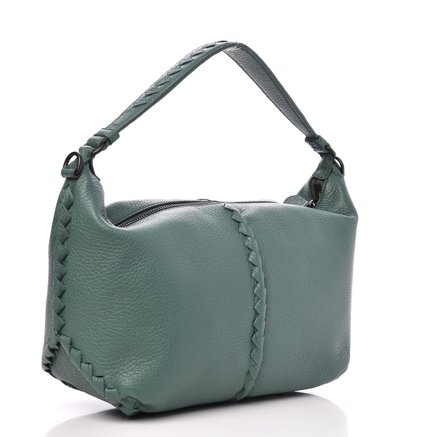 Cervo Deerskin Medium Shoulder Bag Thyme