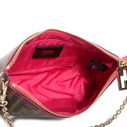 Fendi Zucca Spalmati Pochette Tobacco Fragola 6 of 10