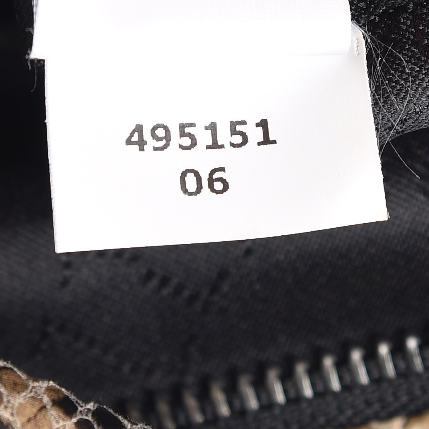 Stella McCartney Eco Python Falabella Fold Over Tote Brown 9 of 9