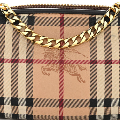 Burberry Haymarket Check Clara Pochette Chocolate 8 of 12