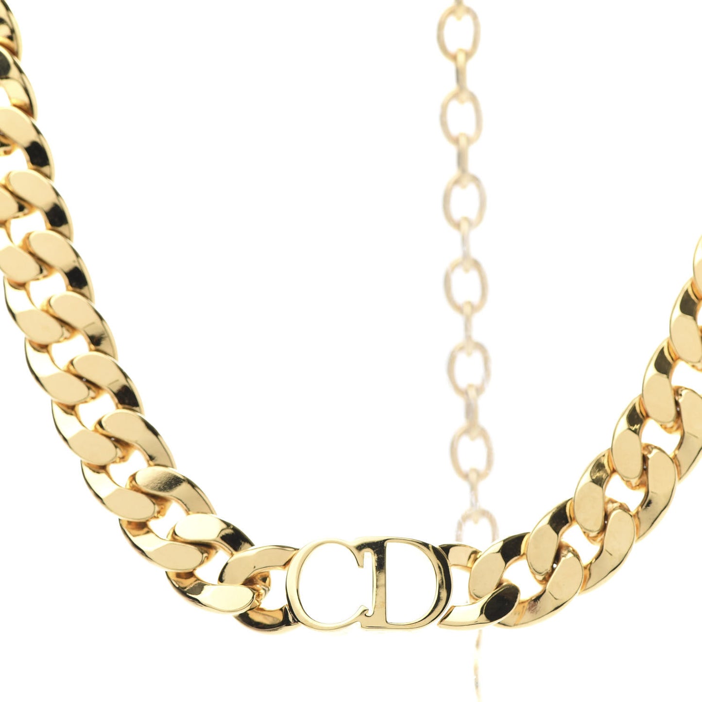 Metal Danseuse Etoile Chain Choker Necklace Gold