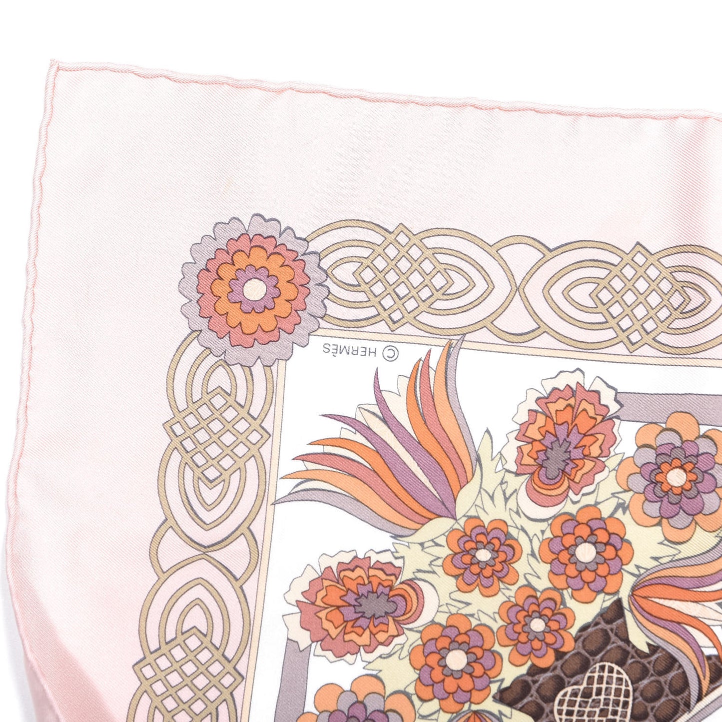 Silk Decoupages Scarf 90