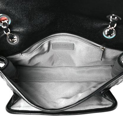 Chanel Caviar Quilted Medium French Riviera Flap Black 5 of 10