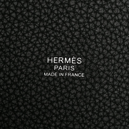 Hermes Taurillon Clemence Picotin Lock 22 MM Black 6 of 10