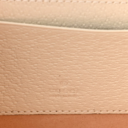 Gucci GG Supreme Monogram Berry Textured Dollar Calfskin Mini Padlock Top Handle Shoulder Bag Beige Ebony Light Copper Mystic White 6 of 10