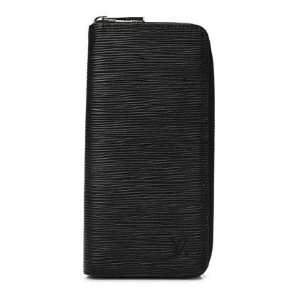Louis Vuitton Epi Zippy Vertical Wallet Black 1 of 7