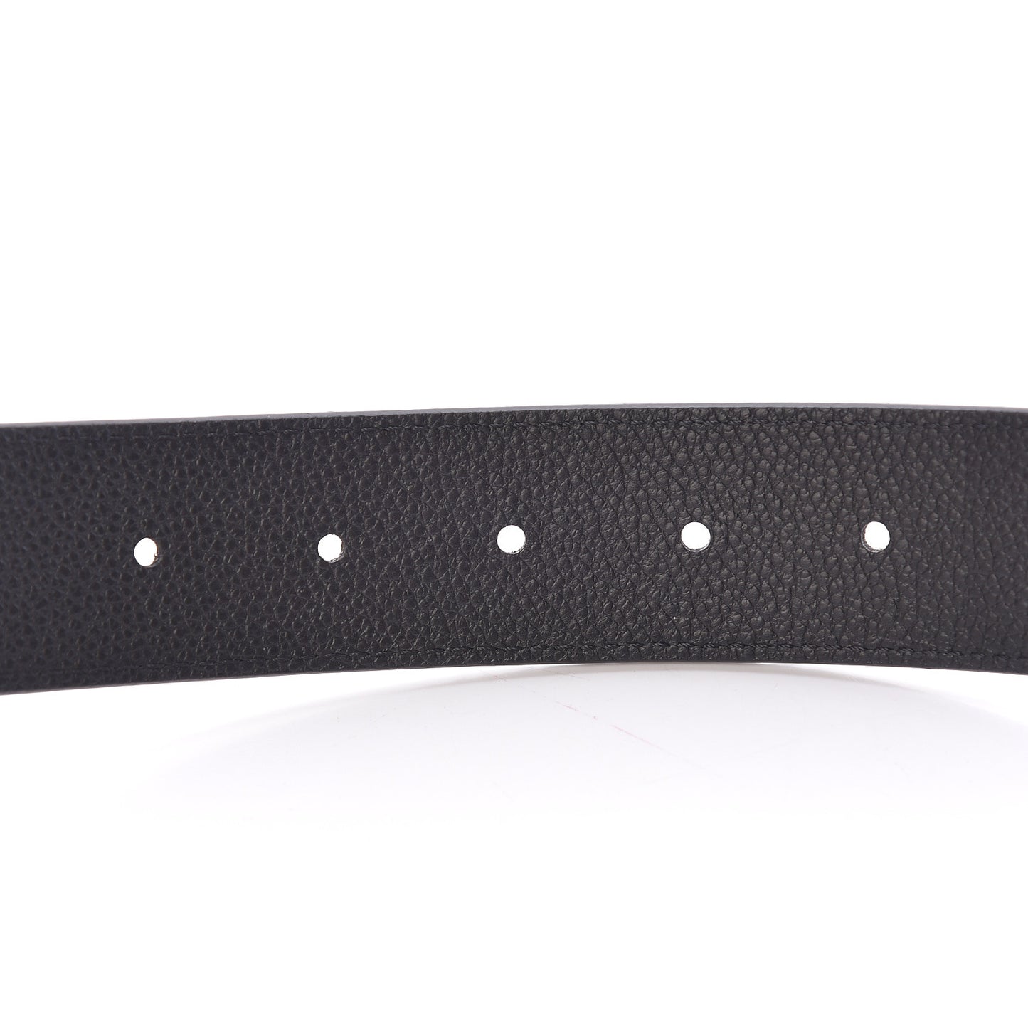 Calfskin Monogram 35mm LV Circle Reversible Belt 80 32 Black