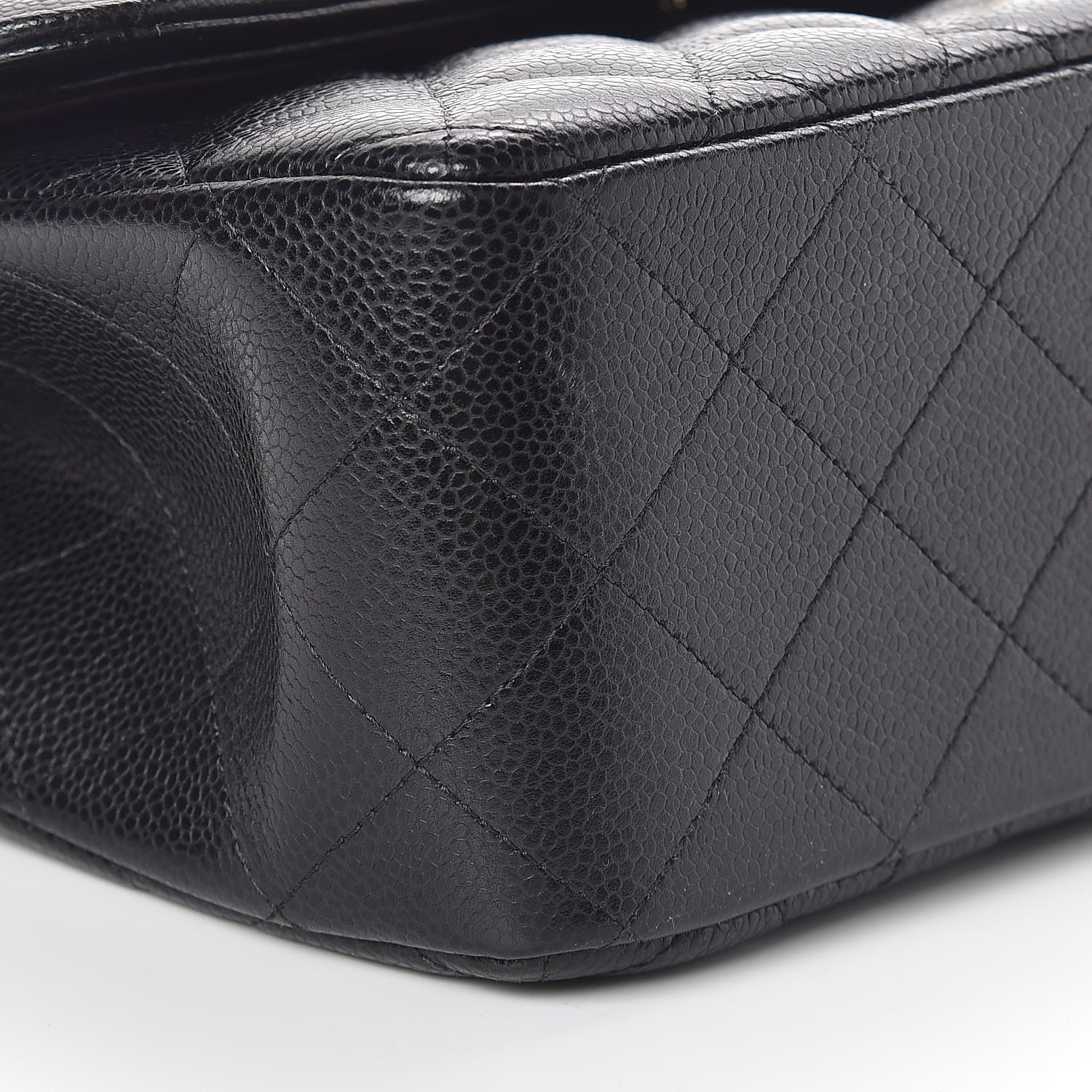 Chanel Caviar Quilted Jumbo Double Flap Black 8 of 9