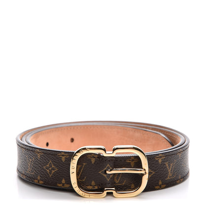 Louis Vuitton Monogram Mini 25mm Belt 85 34 1 of 9