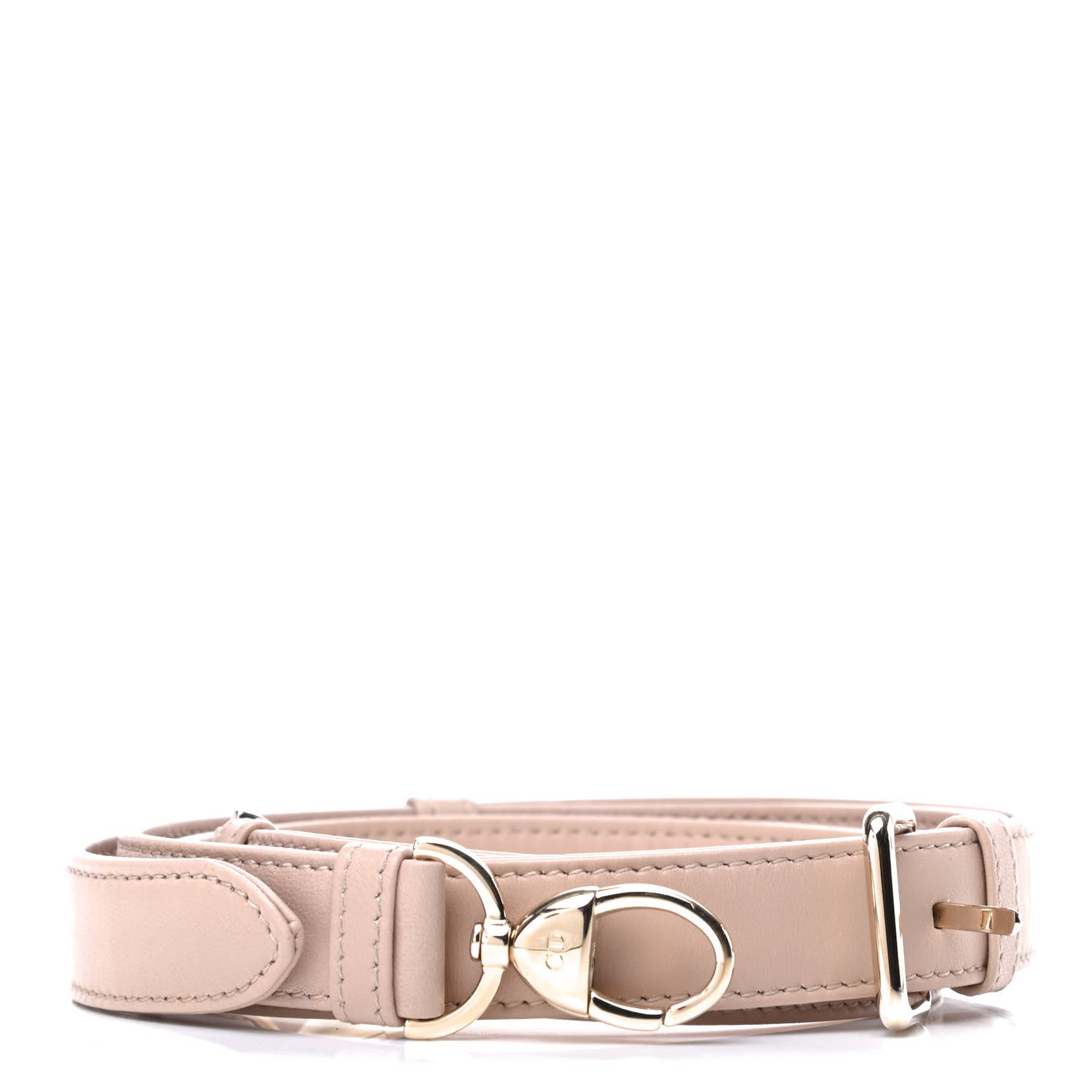 Christian Dior Calfskin Adjustable Strap Beige 1 of 2