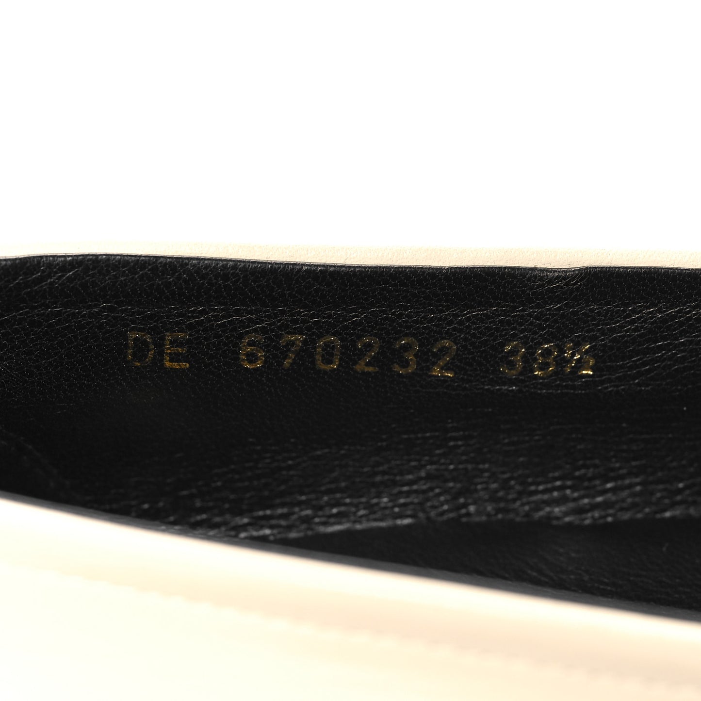 Calfskin Penny Loafers 38.5 Pearl