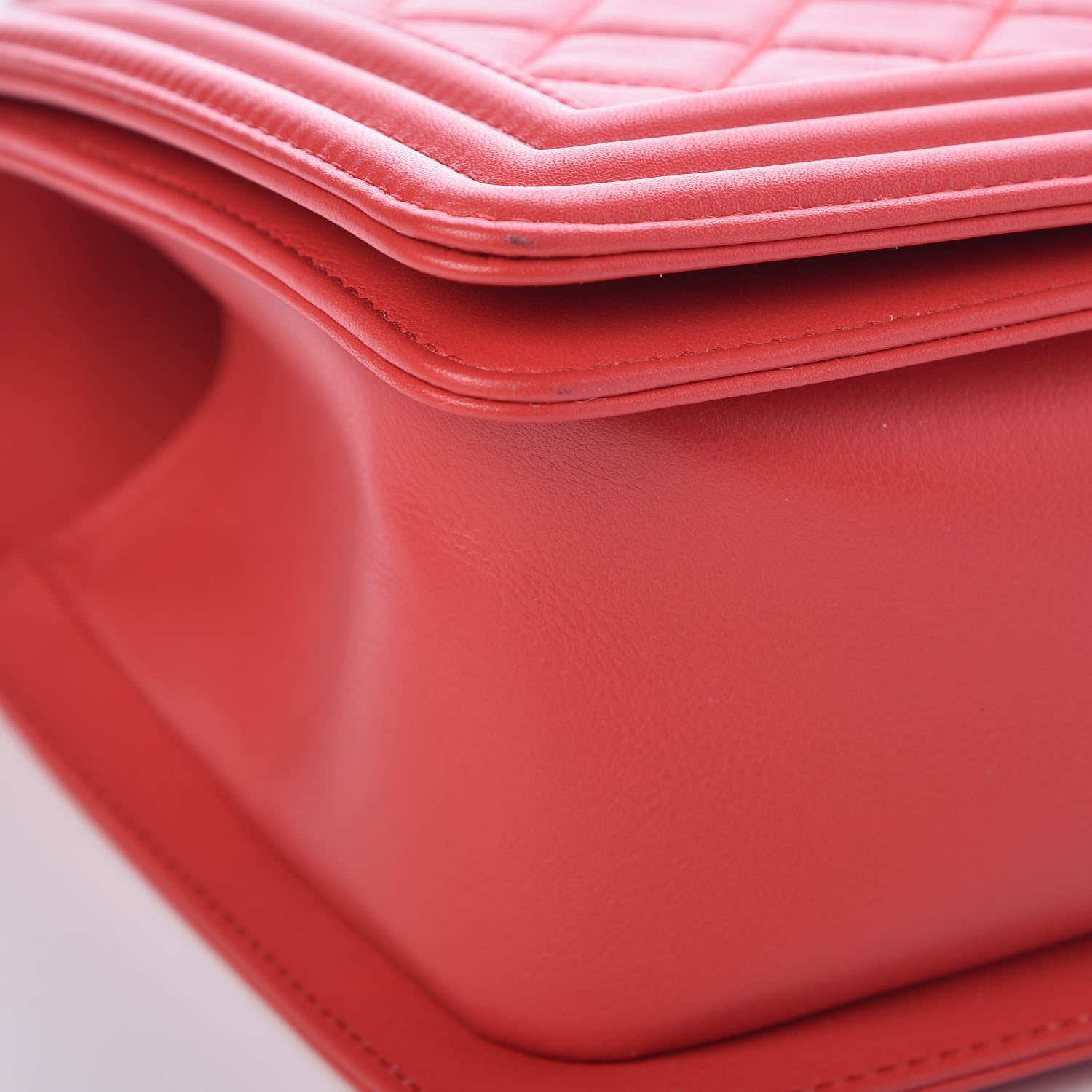 Chanel Calfskin Quilted Medium Boy Flap Red 8 of 11