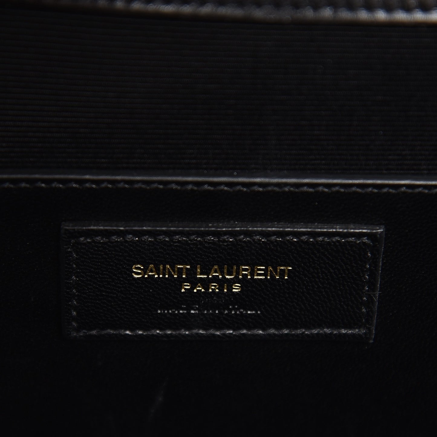 Calfskin Large Highschool Satchel Black