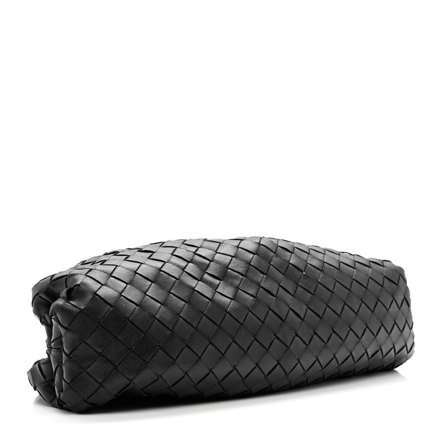 Bottega Veneta Nappa Maxi Intreccio The Pouch Oversized Clutch Black 3 of 7