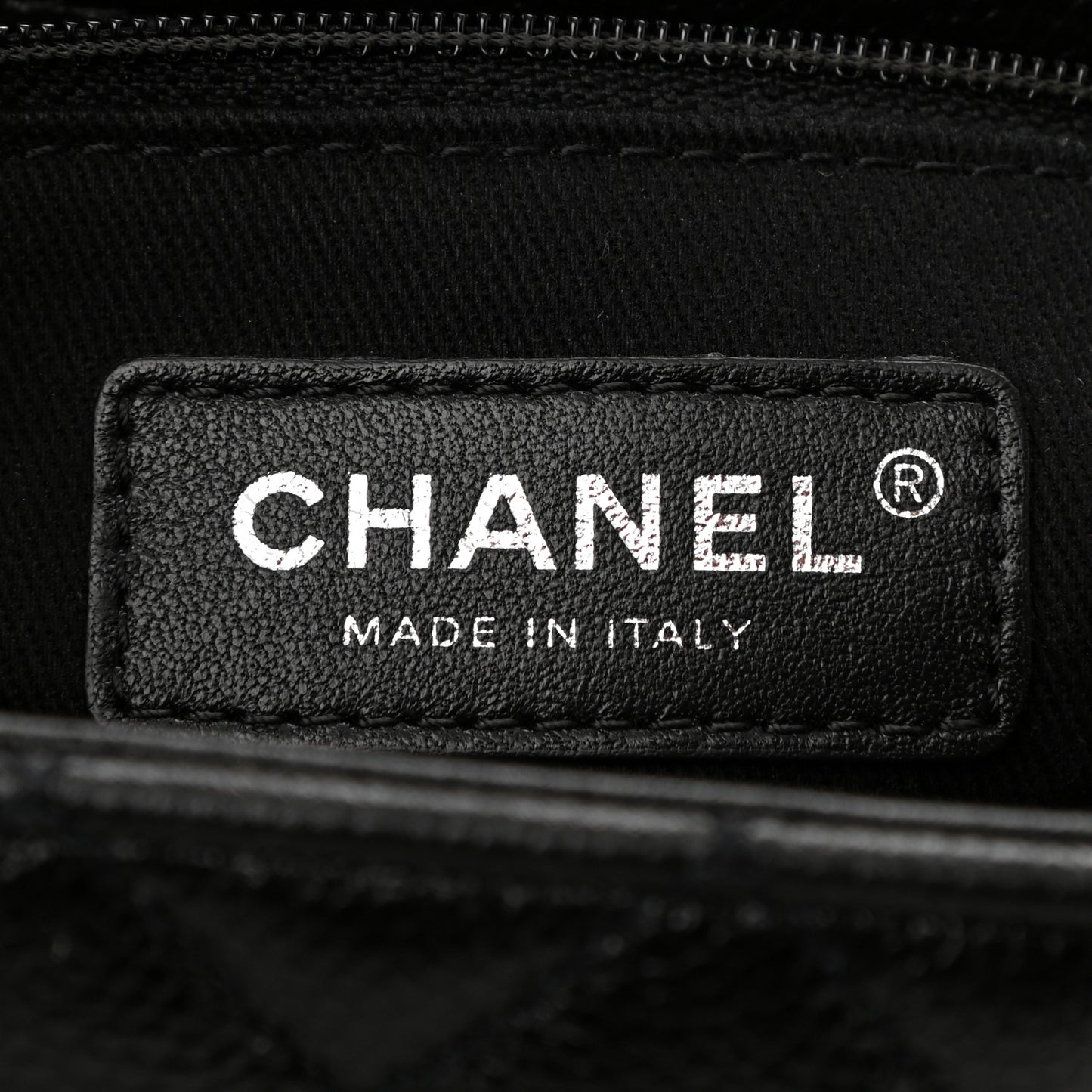 Caviar Quilted Small Coco Handle Flap So Black