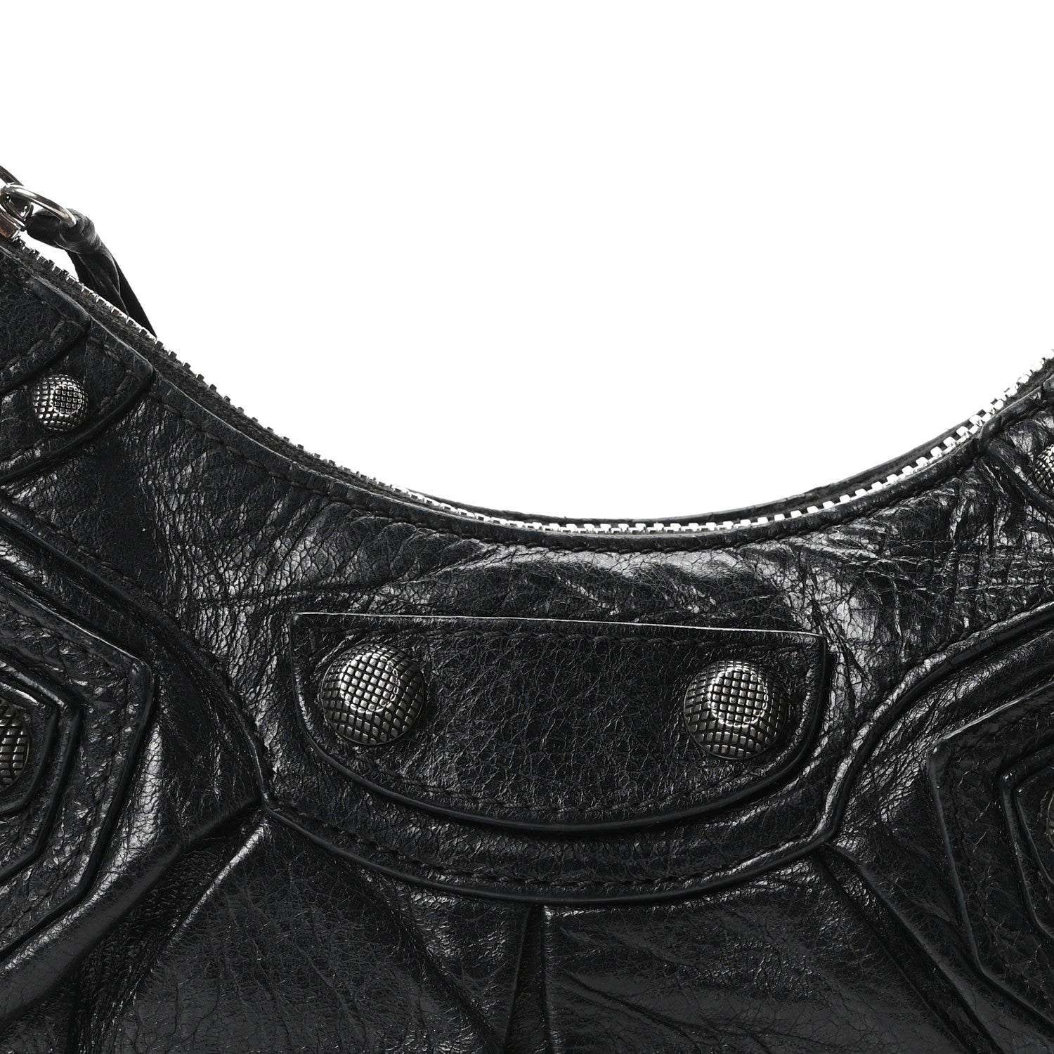 Balenciaga Agneau Arena Le Cagole Shoulder Bag XS Black 9 of 12