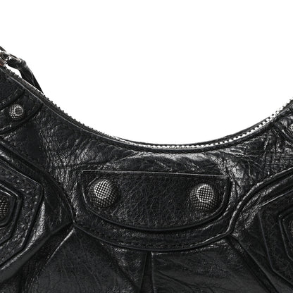 Balenciaga Agneau Arena Le Cagole Shoulder Bag XS Black 9 of 12