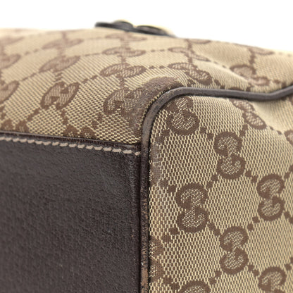 Gucci Monogram Small Charmy Boston Dark Brown 18 of 18