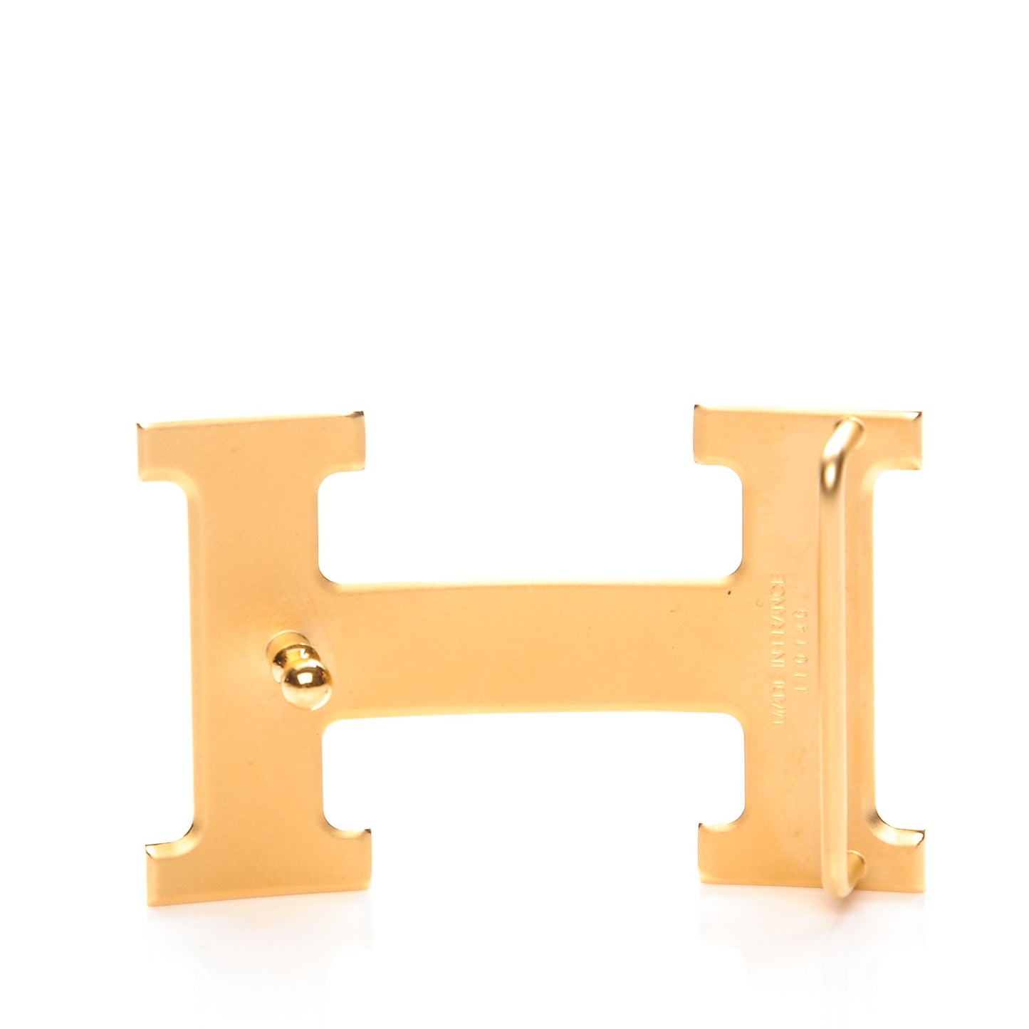 Martelee 32mm H Belt Buckle Gold