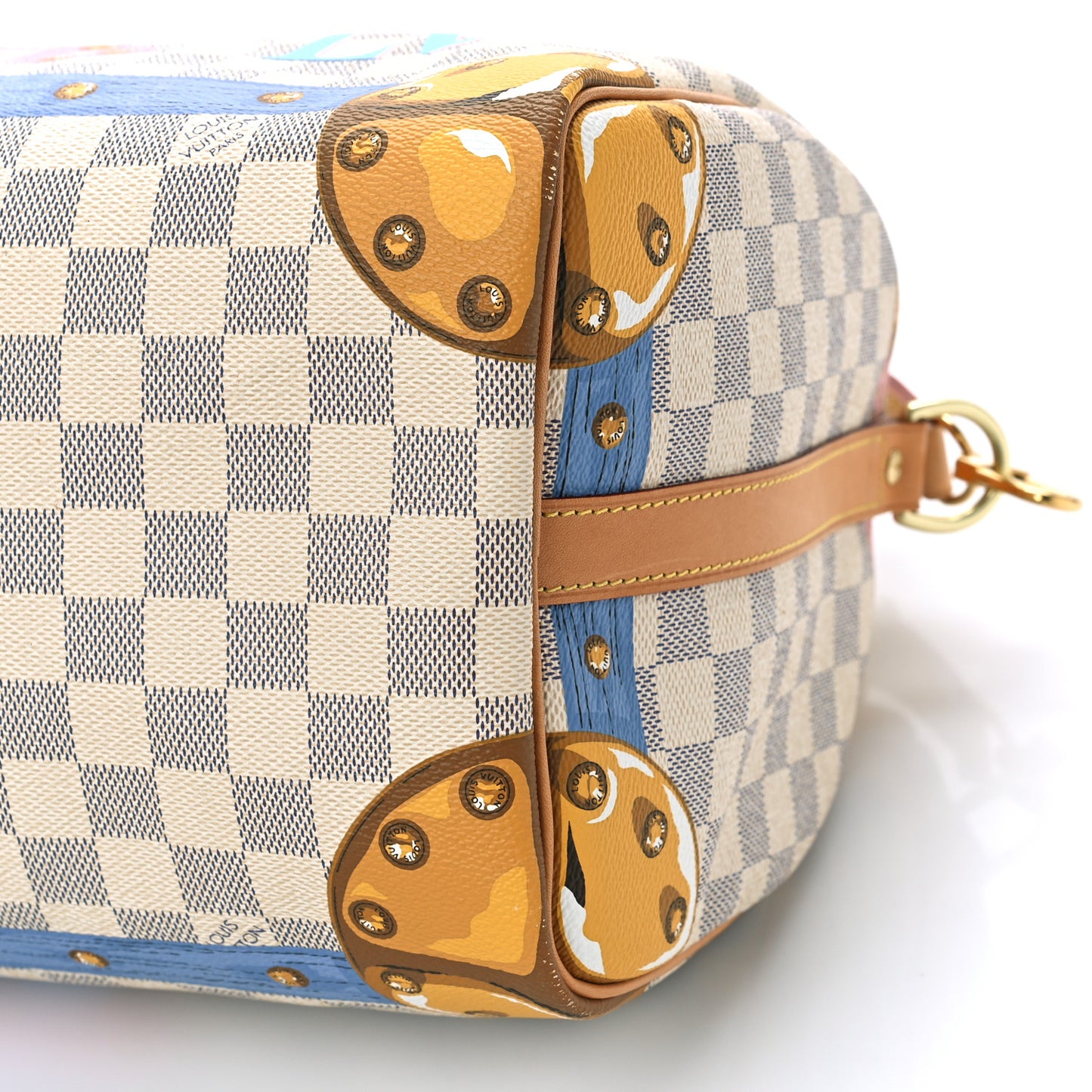Damier Azur Summer Trunks Speedy Bandouliere 30