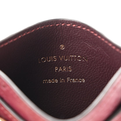 Louis Vuitton Ostrich LV Charms Card Holder Bordeaux 6 of 7