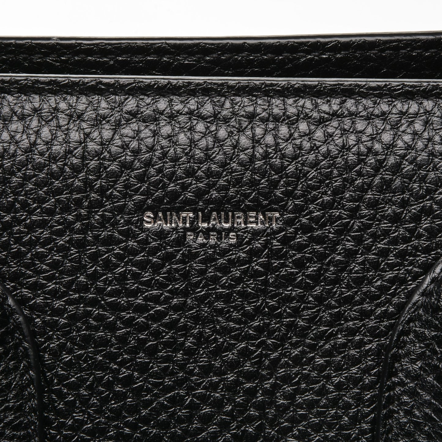 Grained Calfskin Small Sac De Jour Black
