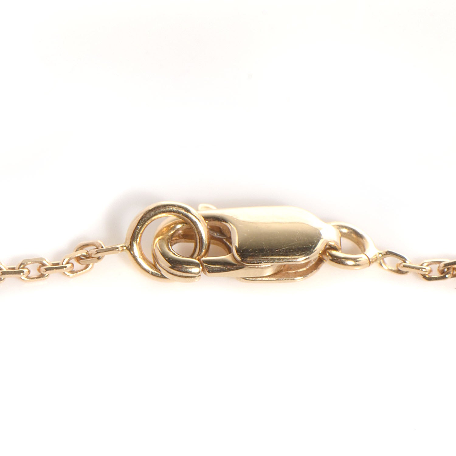 Van Cleef & Arpels 18K Yellow Gold Mother of Pearl Sweet Alhambra Butterfly Bracelet 4 of 8